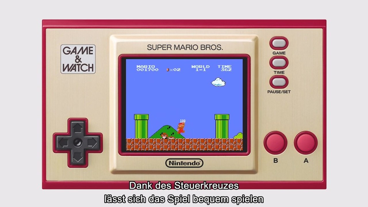 Game & Watch: Super Mario Bros - Trailer stellt Nintendos kleinen Handheld vor