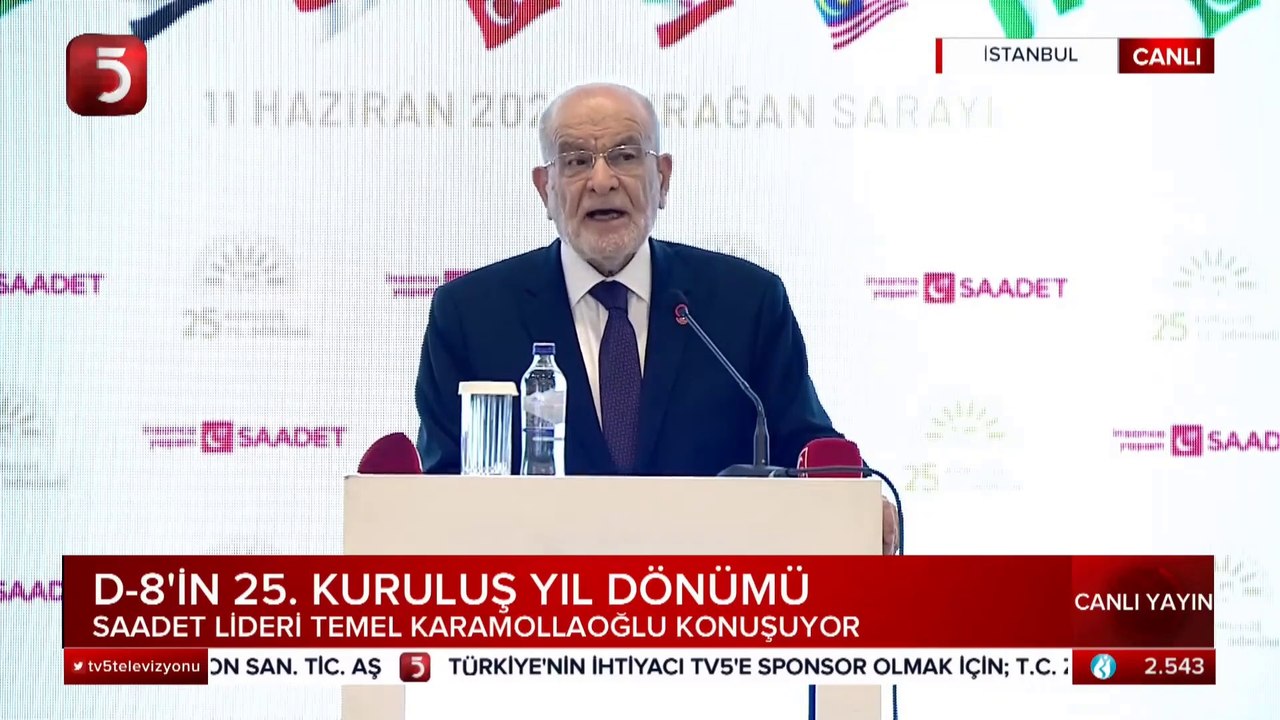 Temel Karamollaoğlu, D-8 25. Kuruluş Yıldönümü Programında Konuştu - 11.06.2022