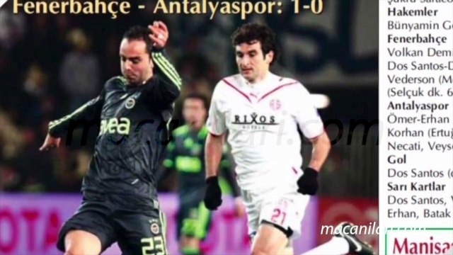 Fenerbahçe 1-0 Antalyaspor 07.03.2010 - 2009-2010 Turkish Super League Matchday 24