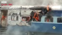 Protest against Agnipath scheme in Bihar, fire broke out in districts, 5 trains burnt
