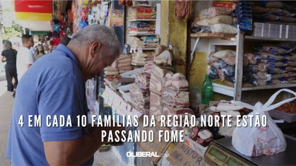 4 em cada 10 famílias da região Norte estão passando fome