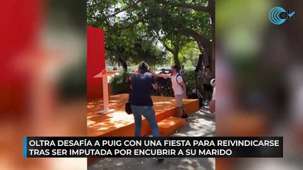 Oltra desafía a Puig con una fiesta para reivindicarse tras ser imputada por encubrir a su marido