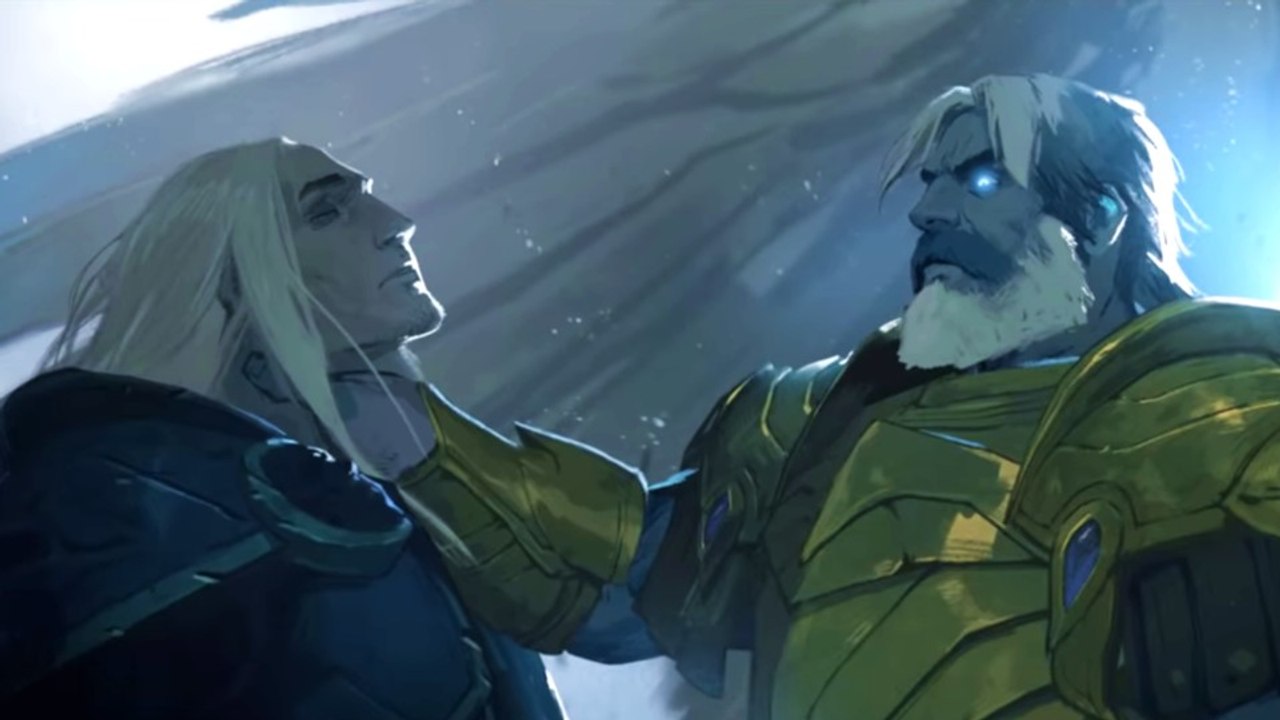 World of warcraft: shadowlands - animierter kurzfilm "bastion" bringt arthas und uther zurück