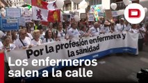 Los enfermeros salen a la calle para exigir mejores condiciones laborales