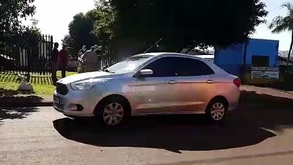 Galho de árvore cai sobre idoso que sofre fratura