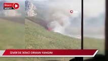 İzmir’de ikinci orman yangını