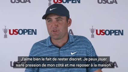 US Open - Scheffler : "J'aime bien le fait de rester discret"