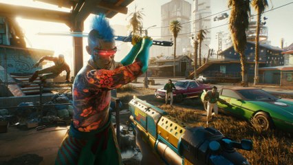 Cyberpunk 2077: Im Waffen-Trailer wird zuerst geschossen, keine Frage gestellt