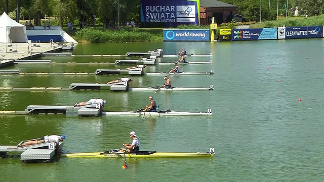 2022 World Rowing Cup II - Poznan, Poland - PR2 Men's Single Sculls (PR2 M1x) A-final