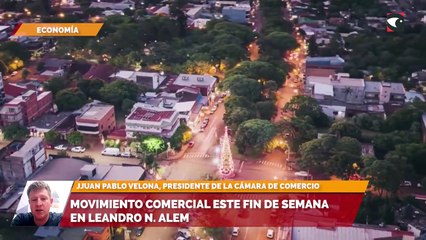 Movimiento comercial este fin de semana en Leandro N. Alem