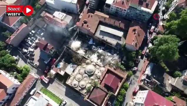 İstanbul Emniyet Müdürlüğünün Kumkapı deposunda yangın