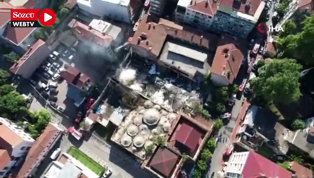 İstanbul Emniyet Müdürlüğünün Kumkapı deposunda yangın