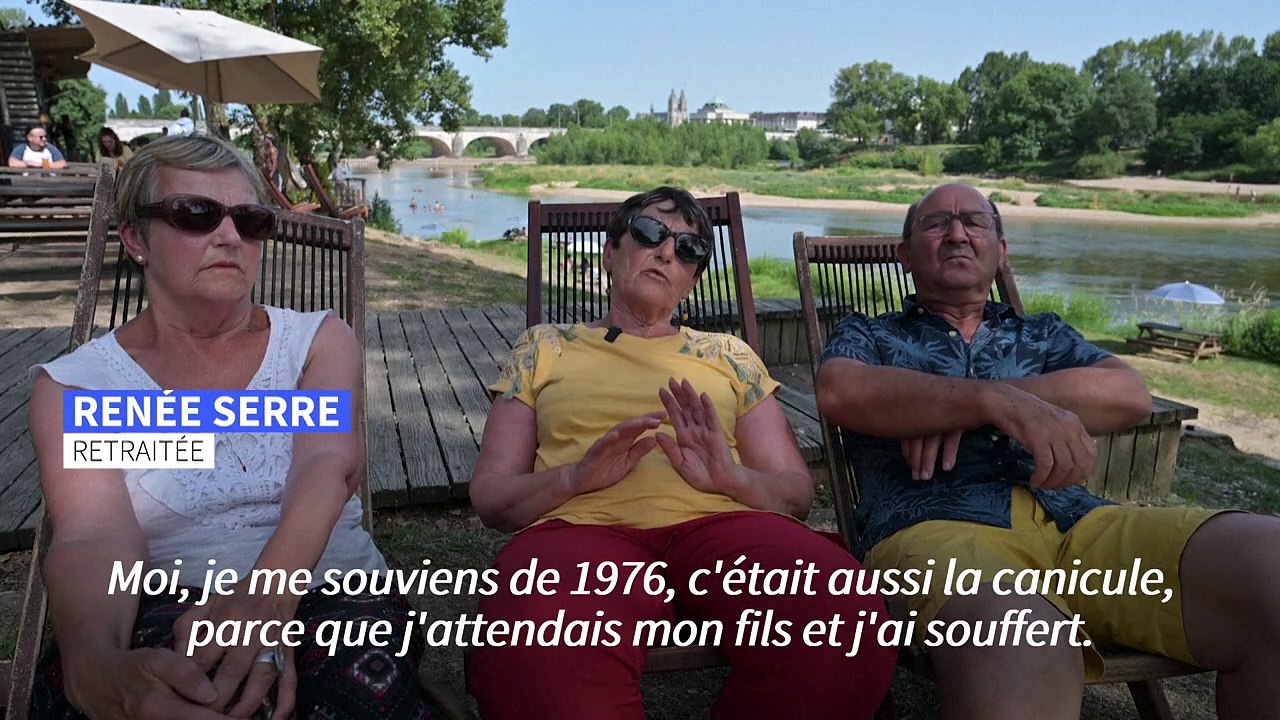 Tours: sur les bords de la Loire, des Tourangeaux parlent du réchauffement climatique