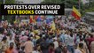 Protests over revised textbooks continue in Karnataka