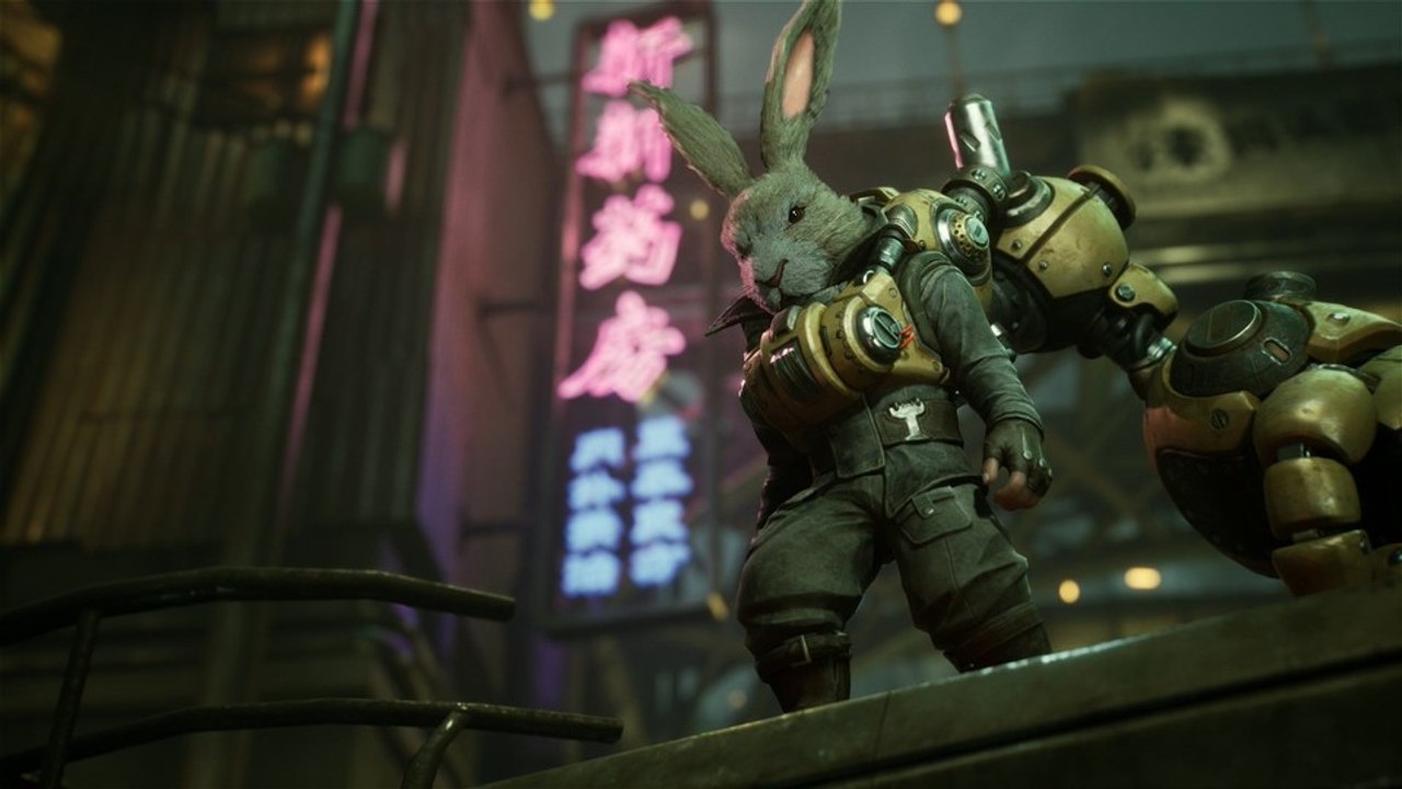 F.i.s.t. - das ps4-actionspiel hat einen kampfhasen als hauptfigur