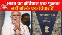 Indian Constitution is not merely a book: PM Modi