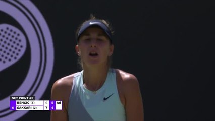 Battling Bencic through to Berlin final