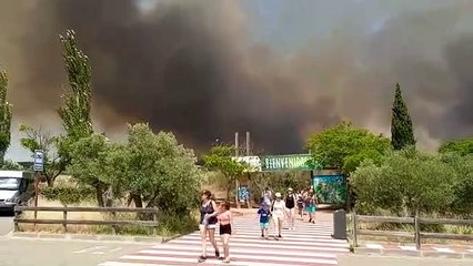 Los visitantes de Sendaviva han tenido que abandonar el parque