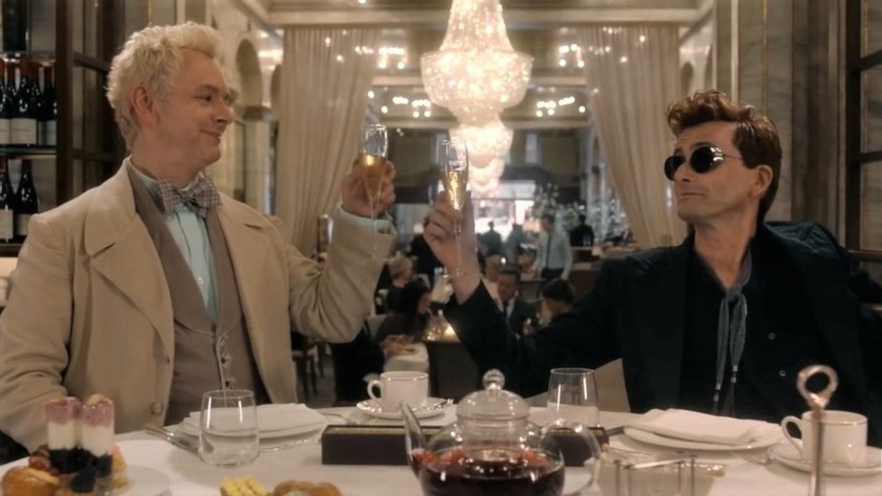 Good Omens im Trailer: Engel und Dämon zusammen gegen den Weltuntergang