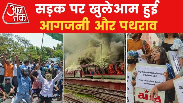 Agnipath: Violent pics of protest from Bihar to Delhi-NCR