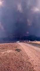 El fuego no tiene piedad con la Ermita de la Virgen del Yugo