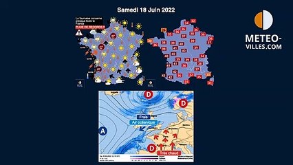 prévisions météo du samedi 18 juin 2022