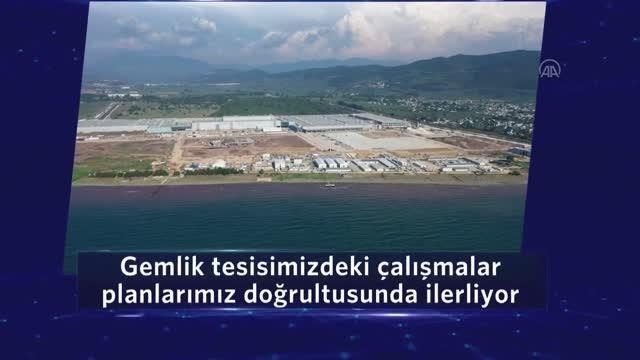 TOGG'un Gemlik Tesisindeki çalışmalar planlandığı gibi devam ediyor