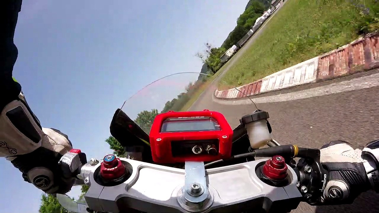 On Board Alex minigp ZPF 10" Daytona Moirans en Montagne 38°C