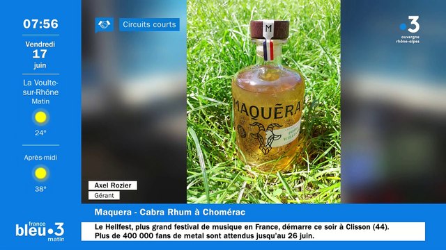 À Chomérac, des Rhums arrangés aux fruits ardéchois Cabra Rhum