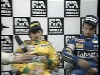 F1 Montreal 1991 Interview Stefano Modena post race