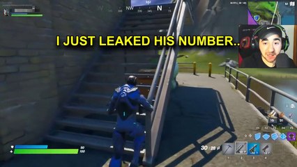 I leaked his Phone Number in my fortnite name, then..