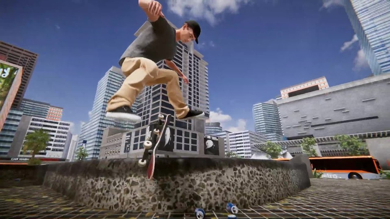 Skater xl - die realistische skateboard-simulation kommt für ps4