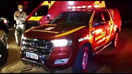 Grande aparato de socorro e segurança é mobilizado em ocorrência no Santa Felicidade