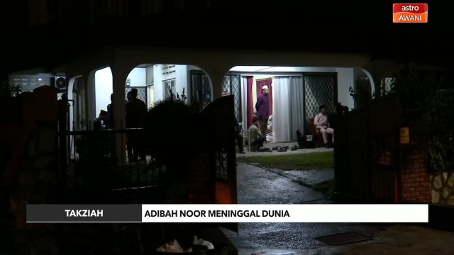 Takziah | Adibah Noor meninggal dunia