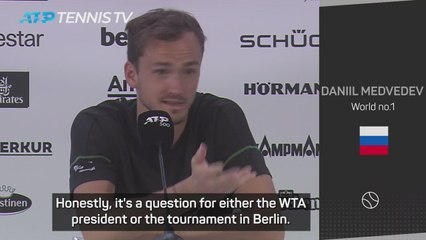 Medvedev unsure why female players are paid less