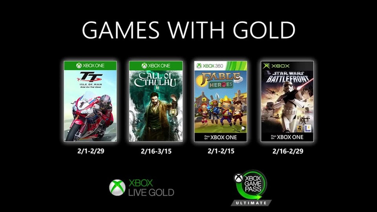Xbox Games With Gold - Trailer zeigt Lineup für Februar 2020