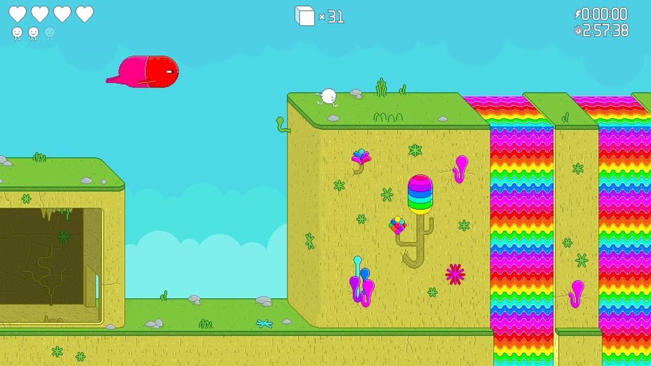 Spinch - gameplay aus dem psychedelischen präzisionsplattformer