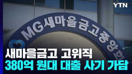 새마을금고 왜 이러나...이번엔 고위직이 380억 원대 대출 사기 가담 / YTN