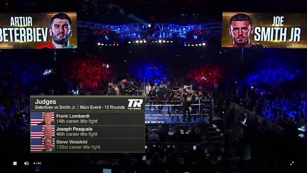 Artur Beterbiev VS Joe Smith Jr