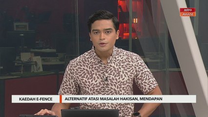 Kaedah E-Fence | Alternatif atasi masalah hakisan, mendapan