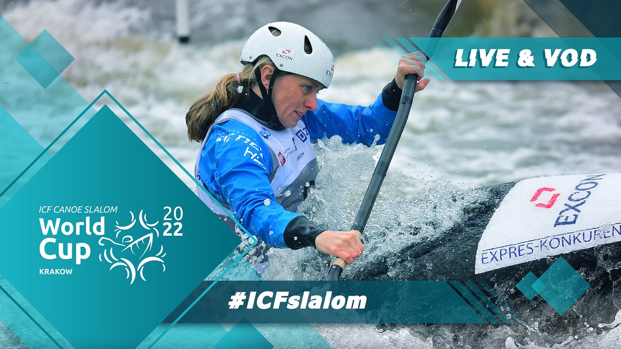 2022 ICF Canoe-Kayak Slalom World Cup Krakow Poland / Canoe Semis