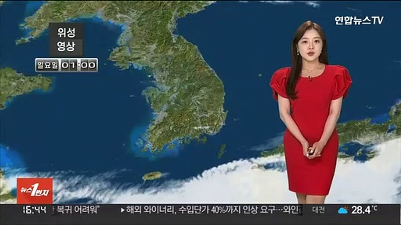 [날씨] 저녁까지 동쪽 곳곳 소나기…내일 제주 장마 시작