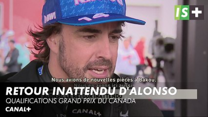 Alonso, surprise de la première ligne au Grand Prix du Canada