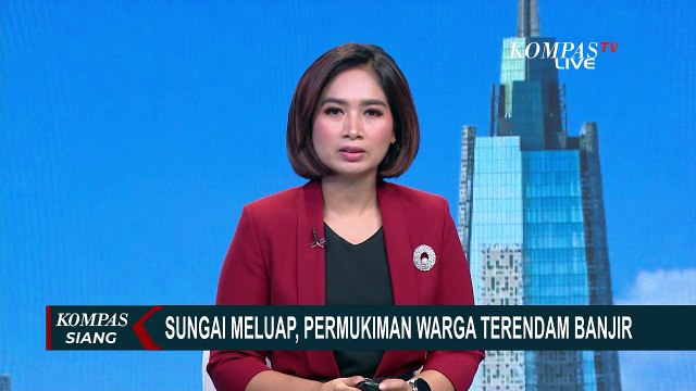 Banjir hingga 1 Meter Karena Sungai Meluap, Sejumlah Permukiman Warga Terendam