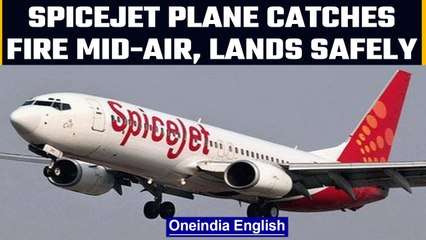 Download Video: Spicejet plane from Patna to Delhi makes emergency landing after catching fire | Oneindia News *News