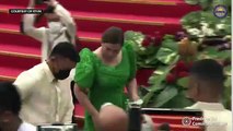 Vice President-elect Sara Duterte takes her oath of office in Davao City