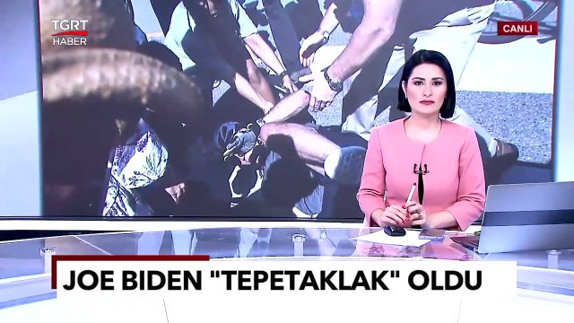 Joe Biden Tepetaklak Oldu! O Anlar Kameraya Böyle Yansıdı - TGRT Haber