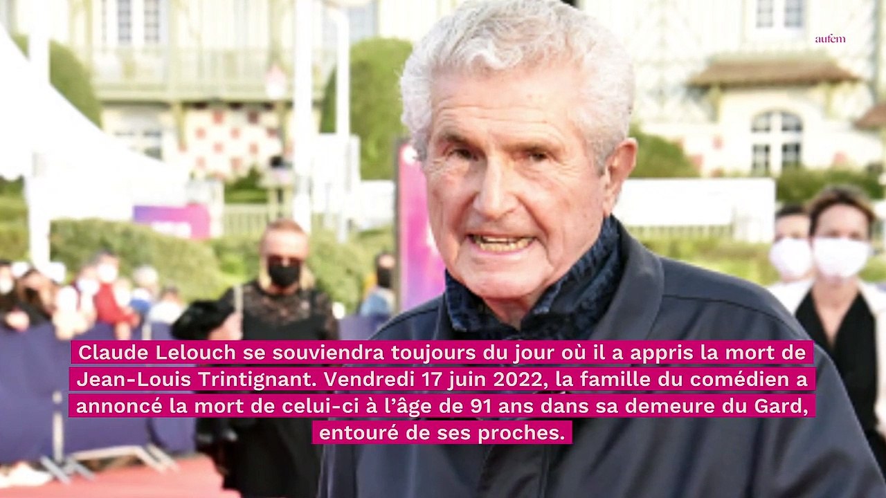 Jean-Louis Trintignant : Claude Lelouch arrêté par la police après avoir appris sa mort