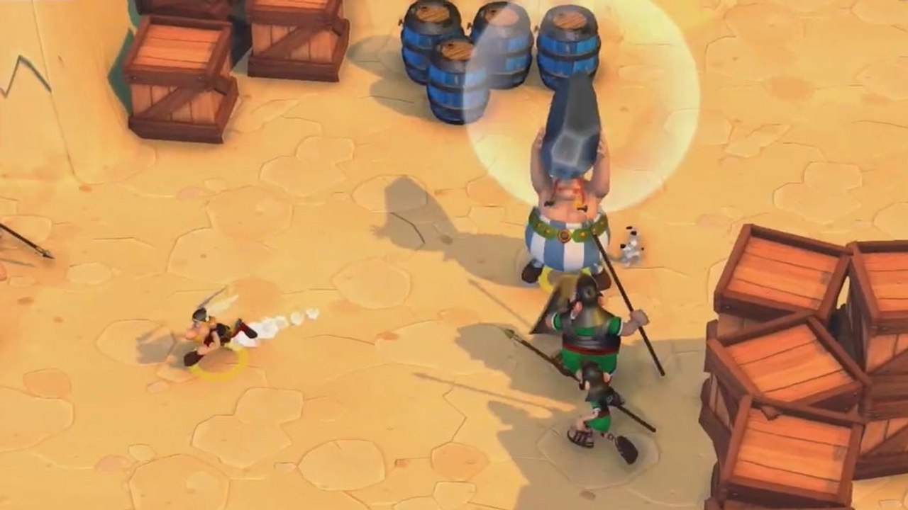 Asterix & obelix xxl 3: der kristall-hinkelstein - teaser stimmt auf koop-actionspiel ein