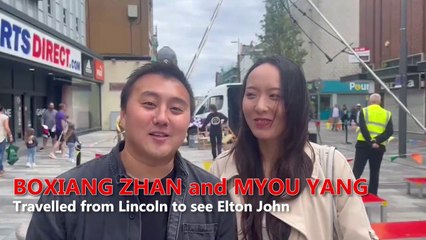 Elton John in Sunderland - performers wow city centre in build-up to show